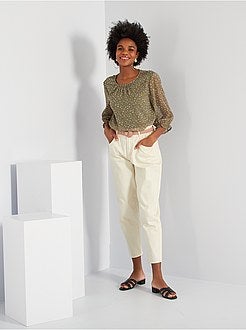 Blusa florida - Kiabi