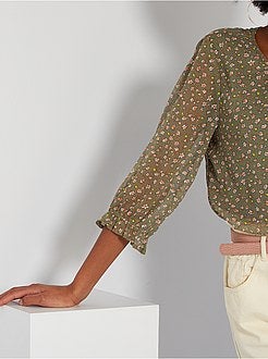 Blusa florida - Kiabi