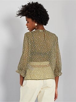 Blusa florida - Kiabi