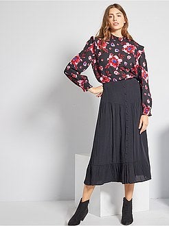 Blusa florida - Kiabi