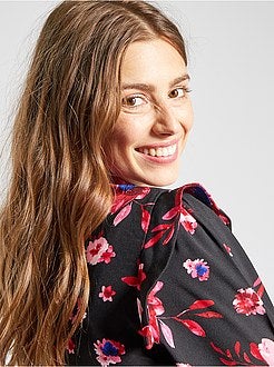 Blusa florida - Kiabi