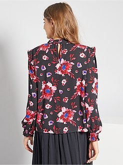 Blusa florida - Kiabi