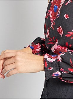 Blusa florida - Kiabi