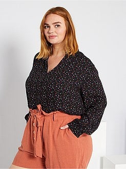 Blusa florida - Kiabi