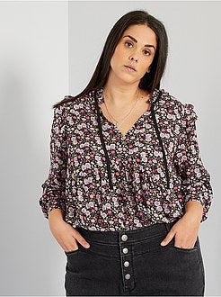 Blusa florida - Kiabi