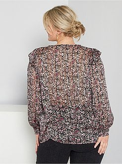 Blusa florida - Kiabi