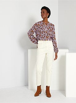 Blusa florida - Kiabi