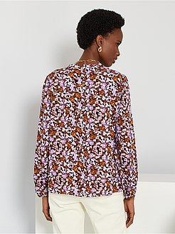 Blusa florida - Kiabi