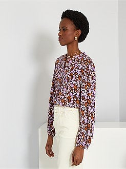 Blusa florida - Kiabi
