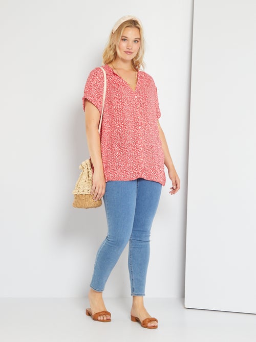 Blusa florida - Kiabi