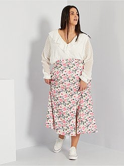 Blusa fluida a ponto cheio - Kiabi