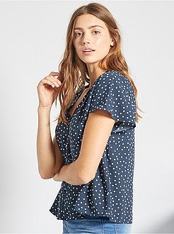 Blusa fluida - Kiabi