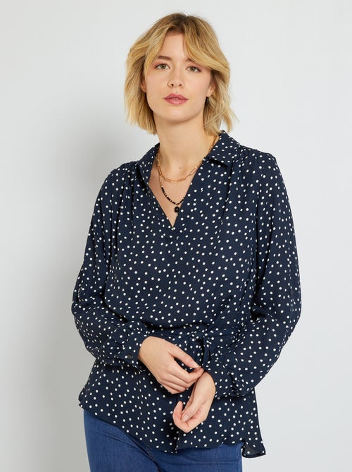 Blusa fluida - Kiabi
