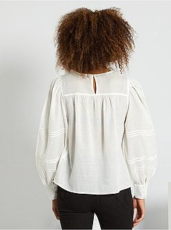 Blusa fluida - Kiabi