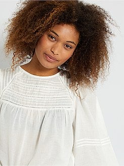 Blusa fluida - Kiabi