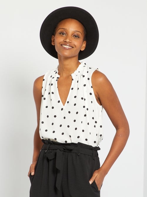 Blusa fluida - Kiabi