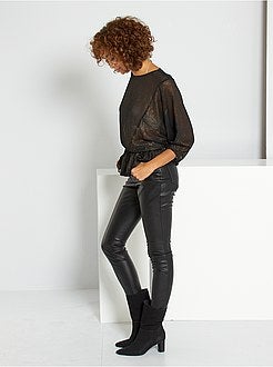 Blusa fluida brilhante - Kiabi