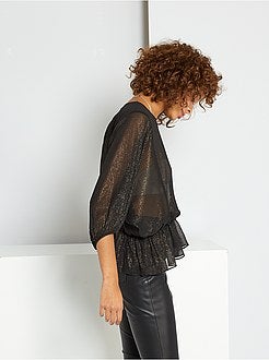 Blusa fluida brilhante - Kiabi