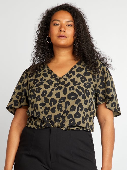 Blusa fluida - Kiabi