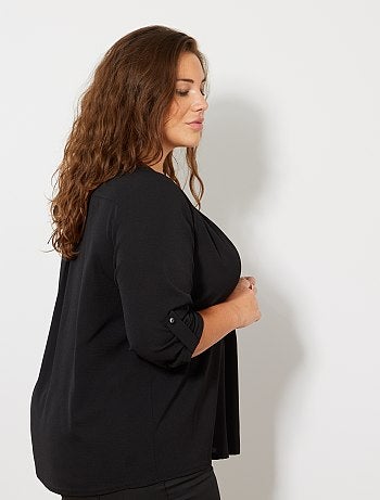 Blusa fluida com decote em V - Kiabi