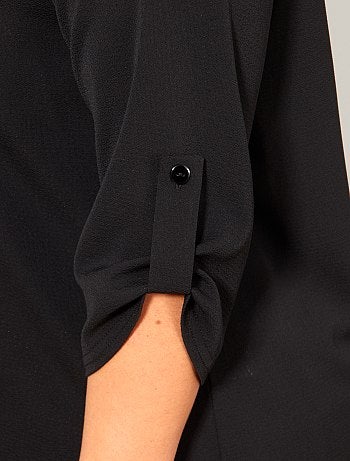 Blusa fluida com decote em V - Kiabi