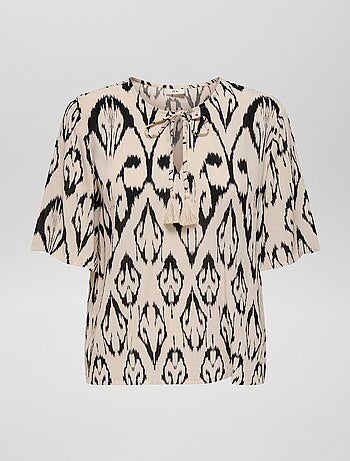 Blusa fluida com estampado 'JDY'