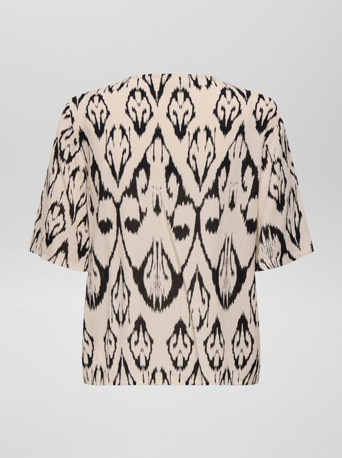 Blusa fluida com estampado 'JDY' - Kiabi