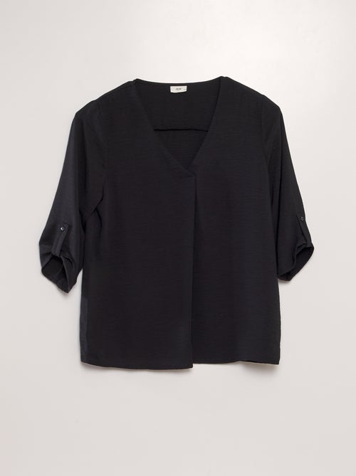 Blusa fluida com mangas 3/4 'JDY' - Kiabi