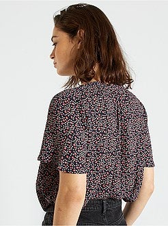 Blusa fluida de conceção ecológica - Kiabi