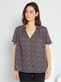 Blusa fluida de conceção ecológica - Kiabi