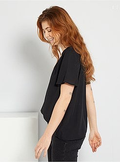 Blusa fluida de conceção ecológica - Kiabi