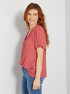 Blusa fluida de conceção ecológica - Kiabi