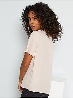 Blusa fluida de conceção ecológica - Kiabi