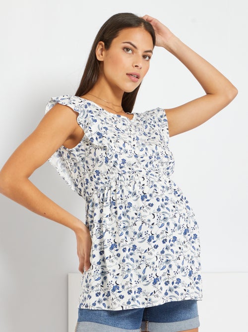 Blusa fluida de grávida - Kiabi