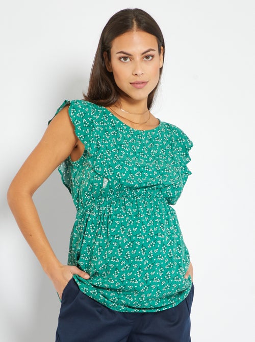 Blusa fluida de grávida - Kiabi