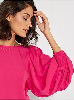 Blusa fluida de manga de morcego! - Kiabi