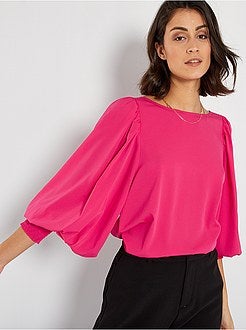 Blusa fluida de manga de morcego! - Kiabi