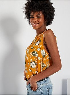Blusa fluida estampada - Kiabi