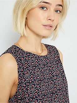 Blusa fluida estampada - Kiabi