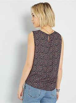 Blusa fluida estampada - Kiabi