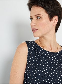 Blusa fluida estampada - Kiabi