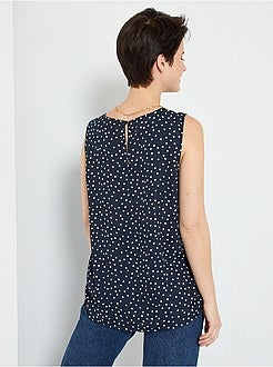 Blusa fluida estampada - Kiabi