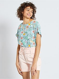 Blusa fluida estampada - Kiabi