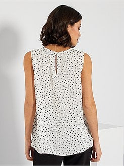 Blusa fluida estampada - Kiabi