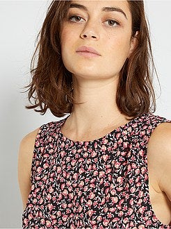 Blusa fluida estampada - Kiabi