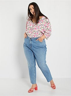 Blusa fluida florida - Kiabi