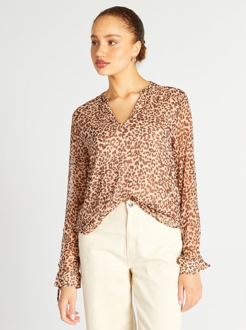 Blusa fluida LARANJA - Kiabi