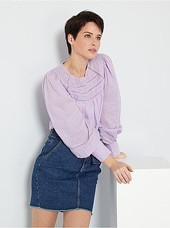 Blusa fluida - Kiabi