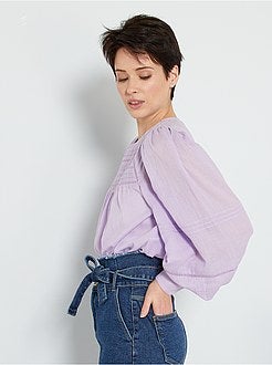 Blusa fluida - Kiabi