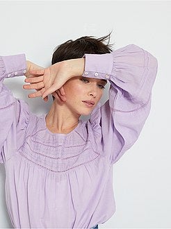 Blusa fluida - Kiabi